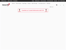 Tablet Screenshot of fahnen24.ch